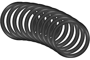 QUARKZMAN 10 Stück Nitrilkautschuk O-Ring Runde Gummi Dichtring Dichtung 33mm x 25mm x 4mm für Wasserhahn Klempner Reparatur Dichtung Verbindung, Schwarz