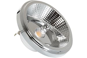 ‎LEDKIA LIGHTING LEDKIA LIGHTING - LED-Glühbirne G53 7W | 400 lm | AR111 | Neutralweiß 4000K | 24º Öffnungswinkel | 220-240V | 65mm hoch, 111mm Durchmesser, Neutralweiß