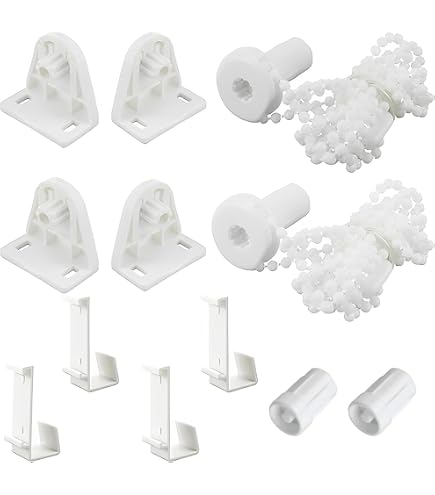 Lot De 10 Supports De Serrage Pour Store Double – Sans Perçage – Clip & Colle – PVC Fixe