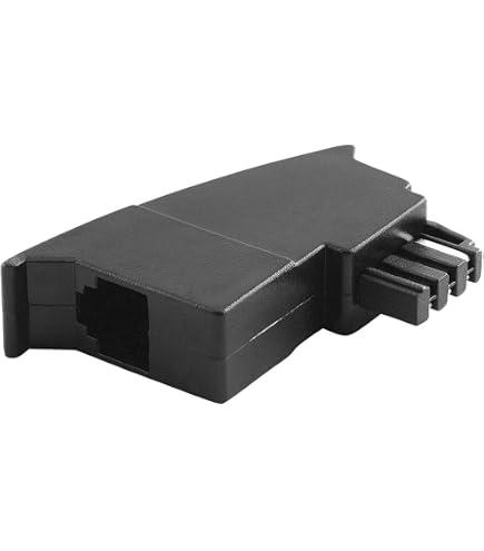 Adattatore BIGtec TAE-F A RJ45 8P2C Per Router | Convertitore Modulare Per Telefono E DSL, Connettore Maschio-femmina