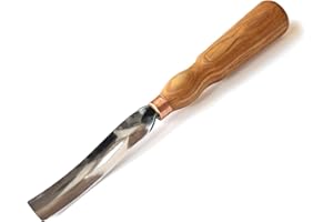 BeaverCraft Sgorbia per intaglio del legno, 7L/22 cucchiai, scalpelli - sgorbia per ciotole, scalpello curvo in legno - coltello a cucchiaio da taglio