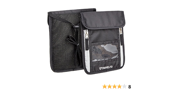 Portafoglio da viaggio per smartphone Tracolla da Viaggio con protezione  RFID,Portadocumenti da collo unisex con blocco RFID Borsello a tracolla per  uomo e donna antifurto passaporto carte lencicol Portadocumenti da collo  Valigeria