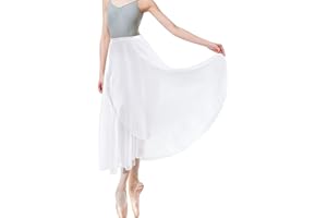 Baisdan Donne Lunghezza Chiffon Gonna Danza Classica Tango Moderno Sala da Ballo Gonna in Tulle