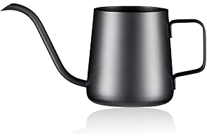 PARACITY Pour Over Gooseneck Kettle Spout TeaPot 12.3oz/350ml Hanging Ear Hand Blunt Long Narrow Kettle, for Coffee Maker Carafe, Camping Tea Pot for Travel Coffee Maker Outdoor