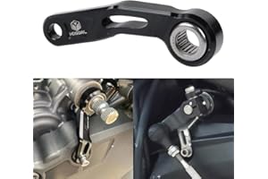 Heigoal Motorbike Shift Stabilizer Gear Shifter Support Holder for YAMAHA MT09 MT-09 Tracer FZ09 FZ-09 FJ-09 FJ09 XSR900 XSR 900 Niken Accessories-Black