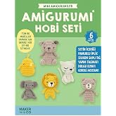 Mini Amigurumi Hobi Seti 6 Model T&uuml;m Malzemeleri ile