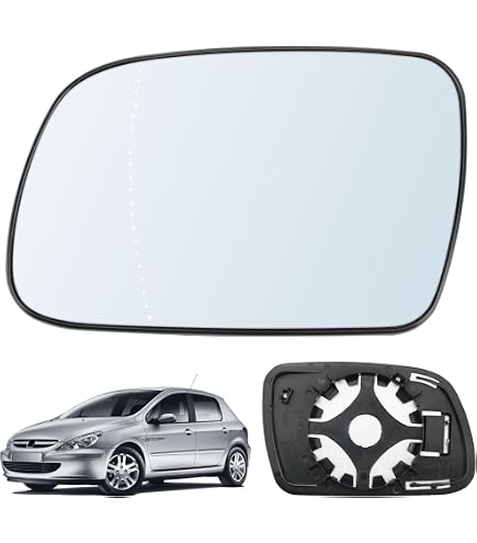 Glace Rétroviseur Gauche TarosTrade Pour Peugeot 307 (2001-2007) - Modèles 8151CL, 8151FK, 8151GX