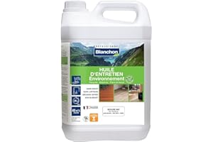 BLANCHON Huile parquet d'entretien environnement - incolore mat - 5 litres