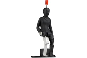 TIPP-KICK Pro-Kicker Strike I Original Spieler für Groß & Klein I Spielspaß mit der Fußball-Figur Spiel I Zubehör I Schwarz