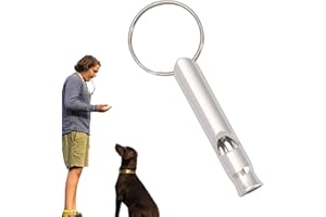Geteawily Sifflet à ultrasons pour chien | Outil à ultrasons anti-aboiement réglable | Outil de dressage portable pour chiens et chats