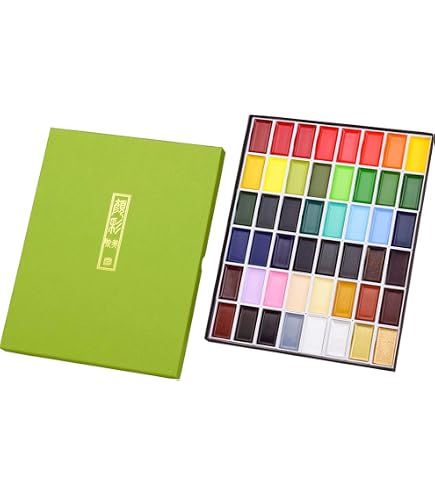 Coliro Artist Mica Watercolour M780 Set Vintage – 6 Aquarelles Métalliques Dorées, Roses Et Bronze, Sans Ingrédients Animaux