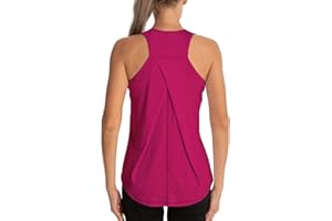 Dawnrole Top da Palestra per Donne Camicie Yoga Fitness Senza Maniche Racerback Top Sportivo per Donne