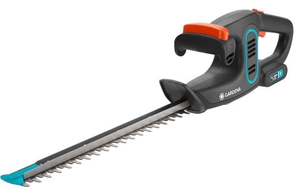 Gardena Taille-Haies EasyCut Li : Taille-buissons avec Batterie puissante de 14,4 V Li-ION, poignée ErgoTec et butée d'arrêt (9836-20)