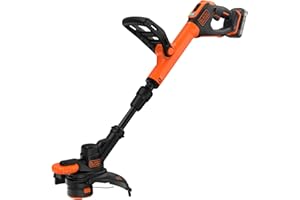 BLACK+DECKER Coupe-Bordures 18 V 28 cm, avec Batterie 2Ah, BCST918D1-QW