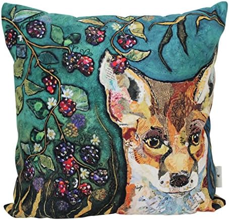 Dawn Maciocia 'Fox In Brambles' Luxurious Soft Cushion