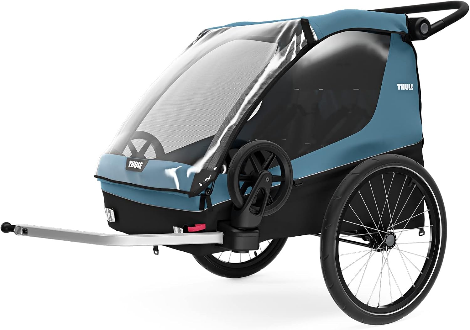 Thule, Courier, 2 Seater Bike Trailer, Blu, U, Unisex-Adult