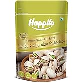 Happilo Premium California Roasted & Salted Pistachios 200 g | Pista Dry Fruit | Tasty & Healthy | High in Protein & Dietary 