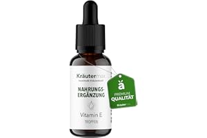 ‎KRÄUTERMAX. NEU! Kräutermax Vitamin E Öl | Vitamin E Tropfen zum Einnehmen | Vitamin E Öl Rein, Vegan und Hochdosiert | Nach Kräutermax Originalrezeptur | Vitamin E Öl Natürlich | 1 x 15 ml