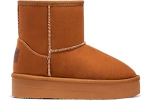 B&W Break&Walk - Botas Australianas de Invierno Casuales, Cómodas y Duraderas para Niña y Mujer