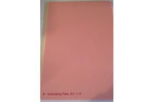 SPELLBINDERS & SUPPLIED BY GLOBAL TRADE EMPORIUM New Spellbinders Pink Embossing Plate for use with Grand Calibur