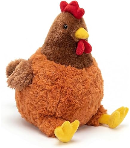 Peluche Poule Géante 30 Cm – Jouet Réaliste Tout Doux – Cadeau Enfant Et Collectionneur