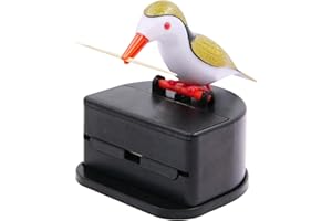 Jucaifu Little Bird Zahnstocherspender Creative Push Type Zahnstocherspender (Gold)