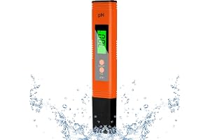 Flintronic Digital LCD-pH-mätare - vattentester bakgrundsbelysning poolgrön, spa