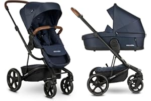 Easywalker Harvey3 Sparset: Kinderwagen und Babywanne (Premium Sapphire Blue)