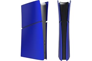 Wedorat Face Plates for PS5 Slim Digital Edition Cover Plates for PS5 Slim ABS Anti-Scratch Dustproof Protective Shell Replacement Face Plate for Playstation 5 Slim Accessories Blue