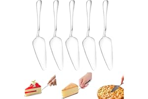 AIVORO 5 Piezas Pala Pastel, Pala Pizza de Acero Inoxidable Accesorios, Tortas Pasteles Profesional Cortar
