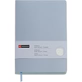 Miquelrius - Dotted A5 Notebook, 64 Sheets, Arctic Notes, Blue | Ivory Paper 100 g/m&sup2;, Flexible Lined Cardboard, Printed Edge
