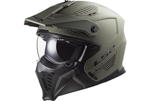 LS2, Casco Moto Jet/Modular Drifter Solid Matt Sand, L