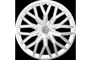 GULF E13GT40.BS Enjoliveur GT40, Argent, Set de 4, 13"
