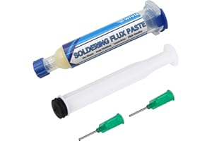 Lötpastenflussmittel, bleifreies No-Clean-Lötpastenflussmittel für die Reparatur von SMD/PCB/IC/BGA, geliefert von WIVIE (1 Packung)