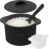 Rosenstein &amp; S&ouml;hne Microwave Rice Cooker 2.5 Litres Black