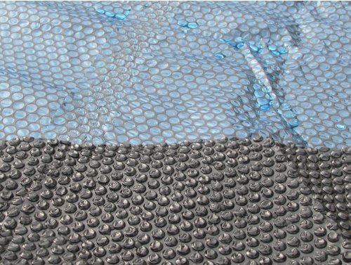 Miganeo® 549 cm Premium Solarplane schwarz/blau rund Poolheizung für pool - 2