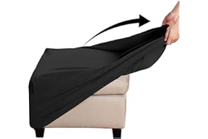 YEKUHE Hockerbezug Quadratisch Ottomane Schonbezug Quadratische Stretch Hocker Bezug Hocker Bezug für Ottomane Überzug Hockerbezug Quadratische Ottomane Abdeckungen ( Color : #1 , Size : 55x55cm/22x22in )