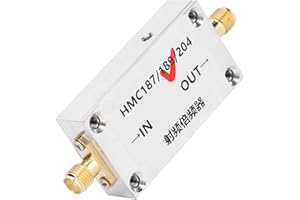 SALUTUYA Multiplicador de frecuencia de RF, doblador HMC189 Multiplicador de radio de RF de aleación de aluminio, amplificador de radio, para circuito de conversión de electrónica industrial