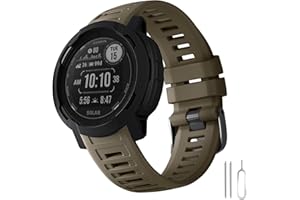 Laffav Armband Kompatibel mit Garmin Instinct/Instinct 2 Armband, 22mm Weiches Silikon Ersatzarmband Sport Uhrenarmband für Garmin Instinct/Garmin Instinct 2/Solar/Tactical