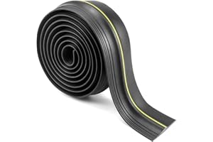 QWORK® 3M uszczelka progu drzwi garażowych, uszczelka drzwi garażowych, gumowa uszczelka podłogowa drzwi garażowych, odporna na warunki atmosferyczne