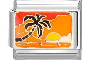 papasgix Italian Charms Module für 9mm Italian Charm Bracelet DIY Italian Style Charms für Damen Abnehmbar Italienisches Charm Armband Zubehör Mädchen Junge Geschenk