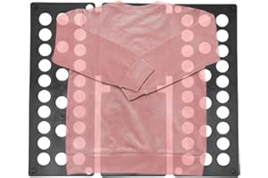 BAOQIFONG Clothes Folding Board, Folding Clothes Board, T Shirt Clothes Folder, T Shirt Folder Board, Fast And Fun Board For Adults And Childrenfor Sweaters, Dresses, Towels And Even Pants, Black