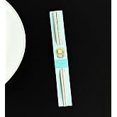 Desenli Metal Chopstick (Yeşil)