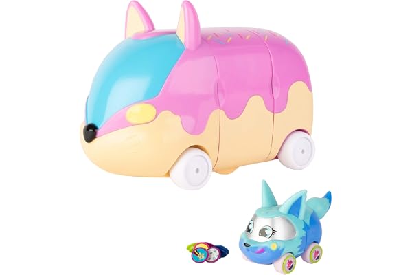 Tomy Ritzy Rollerz 37868 - Coffret de 1 Personnage Multicolore, Petite Voiture à Customiser, Inclus 12 Charms à Collectionner, Mini Univers pour Enfants de 4 à 8 ans