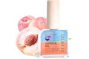 Olio per cuticole per Unghie - Gelike ec - Olio Cuticola di Cura Pesca con Jojoba e Vitamina E, idrata e nutre le unghie e le cuticole secche