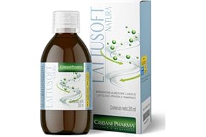 CISBANI PHARMA Lattusoft Accelera il transito intestinale, Sciroppo a base di Lattulosio, Prugna e Tamarindo per la Naturale Regolarità Intestinale, Contro feci dure e Colon irritabile Sollievo Rapido