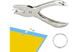 LWMLWM Perforadora De Un Solo Orificio Manual - Punzón De Papel 1 Agujero 3mm Para Oficina, Escuela, Tarjetas Artesanal