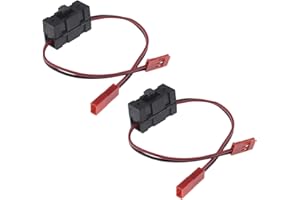 YINETTECH RC-Empfänger Schalter 2Pcs RC Auto Empfänger EIN/Aus Schalter Mit JST Stecker 6V Fit Für HSP 1/10 1/8 Nitro Elektrische Fernbedienung Auto Boot Flugzeug Buggy Truck Ersatzteile