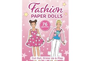 Cut out paper dolls: Fashion paper dolls for daughter or granddaughter: 1