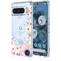 BORYA Hülle Für Google Pixel 8 Pro – Transparente Silikon-Hülle, Stoßfest, Dünn, Mit Mustern